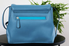 Load image into Gallery viewer, BLUE FLAP OVER CROSSBODY