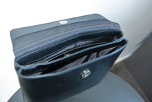 Load image into Gallery viewer, BLACK FLAP OVER CROSSBODY