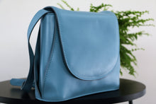 Load image into Gallery viewer, BLUE FLAP OVER CROSSBODY
