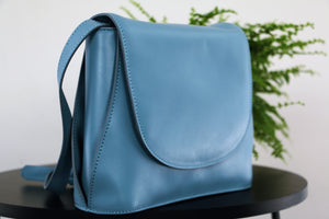 BLUE FLAP OVER CROSSBODY